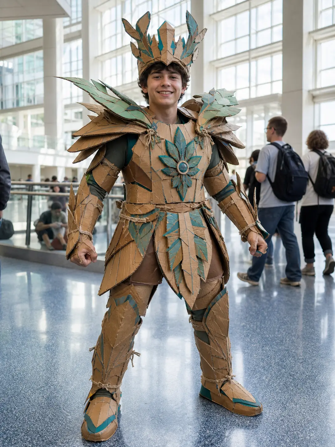 Cardboard Champion. Show off an amazing costume made mostly of cardboard or foam.