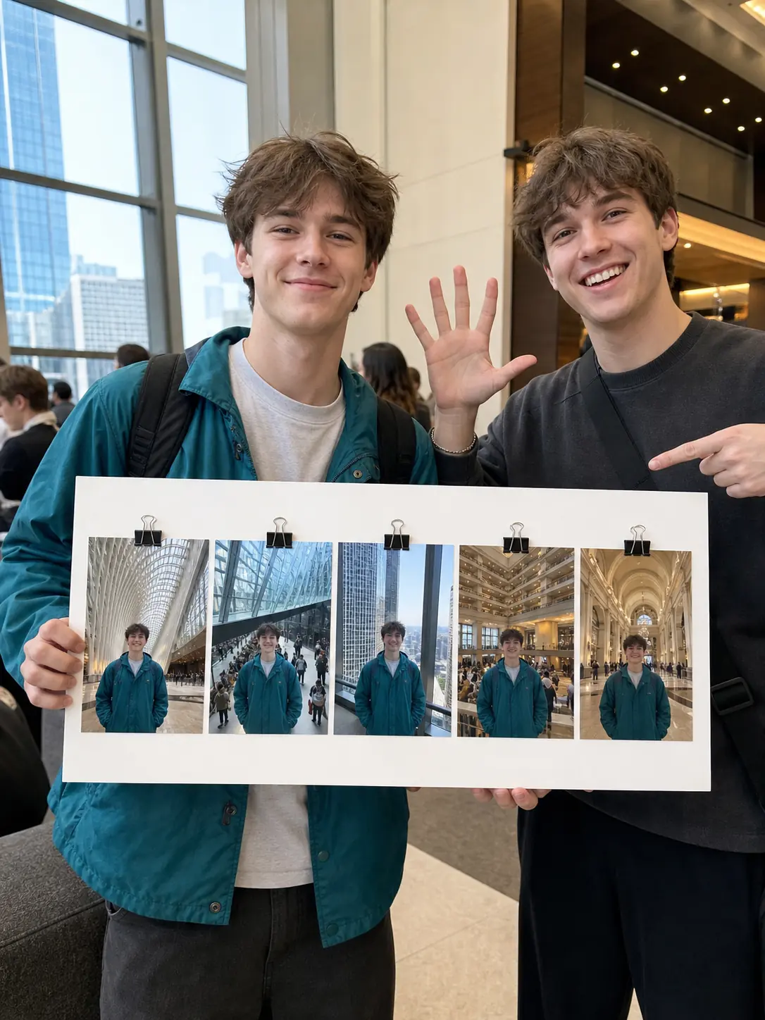 Five-Hotel Passport. Get a photo at all five host hotels.