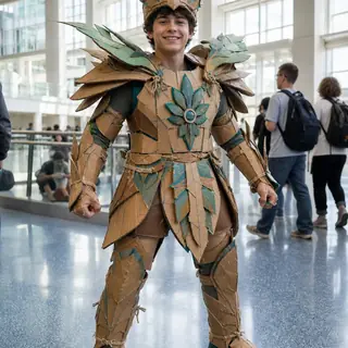 Cardboard Champion. Show off an amazing costume made mostly of cardboard or foam.