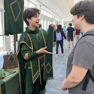 Recruit for Your Faction. Pitch a stranger on joining your fictional faction or guild with a full in-character recruitment speech.
